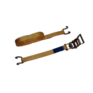 Sangle d’arrimage montée avec tendeur à cliquet et crochets