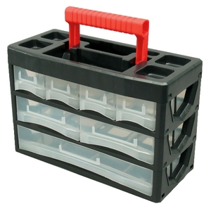 Set de 2 mallettes clipsables en plastique