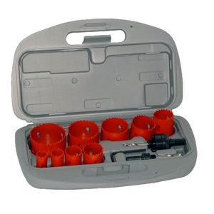 Coffret 9 scies cloche Bi-métal avec mandrins