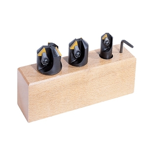 Fraises mecaclamp 45° à plaquettes à jeter triangulaire queue cylindrique ou cône morse - Ø 50 mm