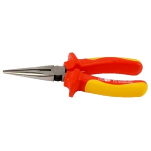 Pince à becs droits 1/2 ronds VDE
