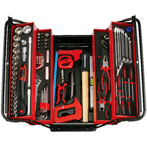 Caisse à outils avec 93 outils