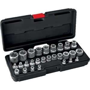 Coffret 28 douilles Torx® 1/4” - 3/8” - 1/2”