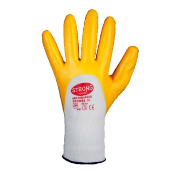 Gants enduit 3/4 Nitrile Jaune