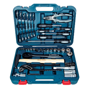 Coffret 56 pièces 1/4" et 1/2''