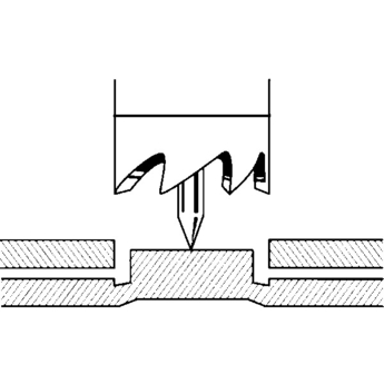 Fraises pour points de soudage à tête interchangeable, queue cylindrique, HSS