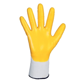 Gants enduit 3/4 Nitrile Jaune