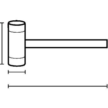 Massettes anti-rebond avec embouts interchangeables