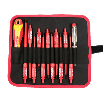 Pochette de 12 tournevis isolés