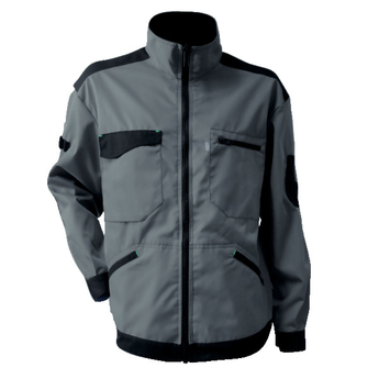 Veste de travail gris / noir