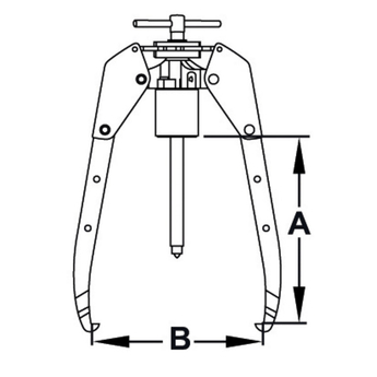 Extracteurs auto centreur 3 bras
