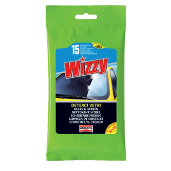 Lot de 15 lingettes nettoyantes pour vitres, Wizzy