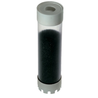 Cartouche transparente + charbons actifs<br />Pour la purification de l'eau à usage domestique et industriel