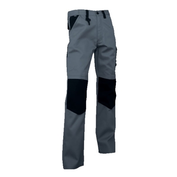 Pantalon de travail gris / noir