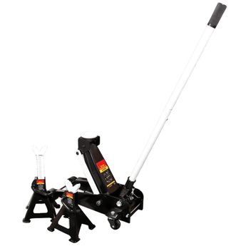 Ensemble promotionnel cric garage 3 T + un jeu de 2 chandelles 3 T