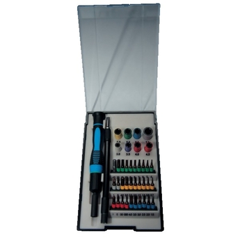 Coffret électricien couleurs 40 pièces