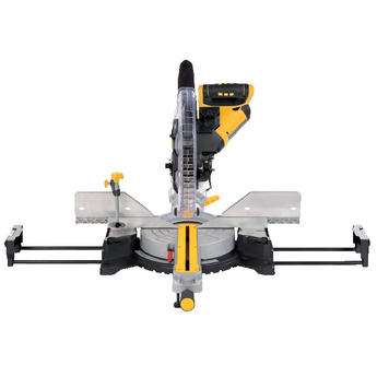 Scie circulaire de 200 mm avec chariot, élargissement de table et piètement<br /><br />