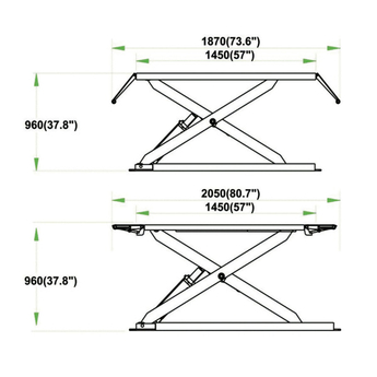 Table élévatrice 3 T