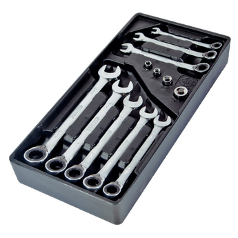 Module de 8 clés mixtes à cliquet