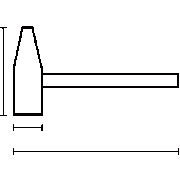 E3-16BP - Marteau à boule de 337 mm pour mécanicien